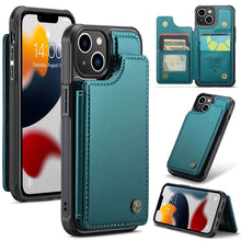 Carica l'immagine nel visualizzatore di Gallery, Casekis RFID Cardholder Wallet Phone Case For iPhone 13