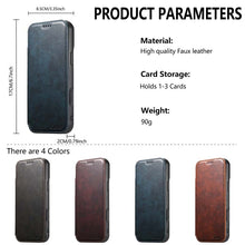 Carica l'immagine nel visualizzatore di Gallery, Casekis Leather Wallet MagSafe Phone Case Blue