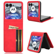 Carica l'immagine nel visualizzatore di Gallery, Casekis Folding Multi-card Leather Case for Moto Razr 50