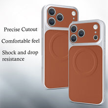 Load image into Gallery viewer, Casekis Magnetic Shockproof Leather Phone Case Brown