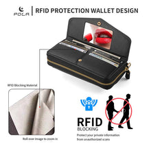 Load image into Gallery viewer, Casekis Multifunction Tote Crossbody Solid Color Phone Bag Black