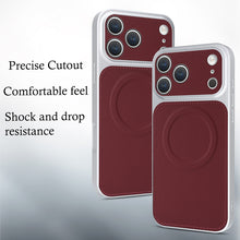 Load image into Gallery viewer, Casekis Magnetic Shockproof Leather Phone Case Claret
