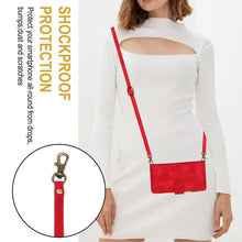 画像をギャラリービューアに読み込む, Casekis Crossbody 9 Card Holder Phone Case Red
