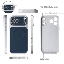 Load image into Gallery viewer, Casekis Magnetic Shockproof Leather Phone Case Dark Blue