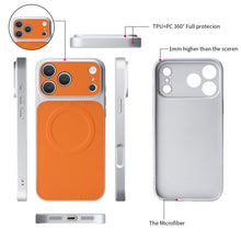 Load image into Gallery viewer, Casekis Magnetic Shockproof Leather Phone Case Orange