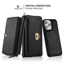 Load image into Gallery viewer, Casekis Multifunction Tote Crossbody Solid Color Phone Bag Black