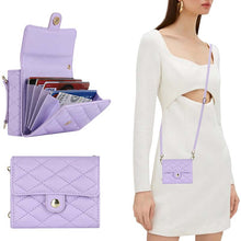Cargar imagen en el visor de la galería, Casekis Crossbody Cardholder Phone Case For Galaxy Z Flip 5 Purple