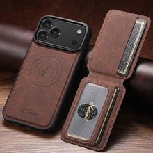 Load image into Gallery viewer, Casekis MagSafe Cardholder Detachable Phone Case Brown