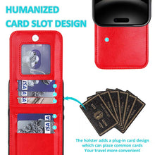 Load image into Gallery viewer, Casekis Bracket Card Slot Phone Case Red
