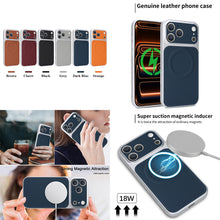 Load image into Gallery viewer, Casekis Magnetic Shockproof Leather Phone Case Dark Blue