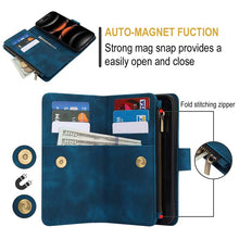 Carregar imagem no visualizador da galeria, Casekis Crossbody 9 Card Holder Phone Case Navy Blue