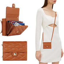 Carica l'immagine nel visualizzatore di Gallery, Casekis Crossbody Cardholder Phone Case For Galaxy Z Flip 5 Brown