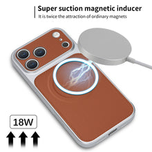 Load image into Gallery viewer, Casekis Magnetic Shockproof Leather Phone Case Brown