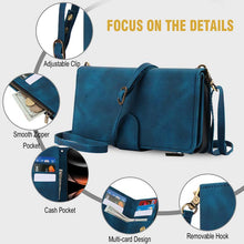 Carregar imagem no visualizador da galeria, Casekis Crossbody 9 Card Holder Phone Case Navy Blue