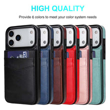 Load image into Gallery viewer, Casekis Bracket Card Slot Phone Case Black