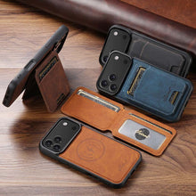 Load image into Gallery viewer, Casekis MagSafe Cardholder Detachable Phone Case Black