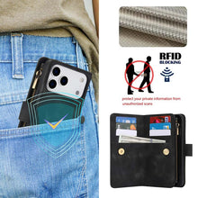 Görseli Galeri görüntüleyiciye yükleyin, Casekis Crossbody 9 Card Holder Phone Case Black