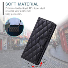 Load image into Gallery viewer, Casekis 3 Card Leather Crossbody Wallet Phone Case Black