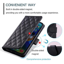 Load image into Gallery viewer, Casekis 3 Card Leather Crossbody Wallet Phone Case Black