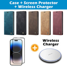 Carregar imagem no visualizador da galeria, Casekis Retro Wallet Case For iPhone 15 Pro Max