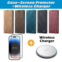 Cargar imagen en el visor de la galería, Casekis Retro Wallet Case For iPhone 16 Pro Max