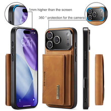 画像をギャラリービューアに読み込む, Casekis Magnetic Wallet Detachable Phone Case Brown