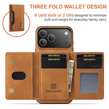 画像をギャラリービューアに読み込む, Casekis Magnetic Wallet Detachable Phone Case Brown