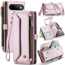 Load image into Gallery viewer, Casekis Cardholer Zipper Wallet Crossbody Phone Case Pink