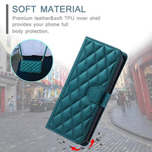Load image into Gallery viewer, Casekis 3 Card Leather Crossbody Wallet Phone Case Green