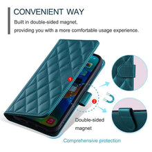 Load image into Gallery viewer, Casekis 3 Card Leather Crossbody Wallet Phone Case Green