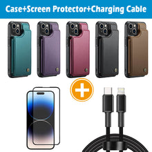 Carica l'immagine nel visualizzatore di Gallery, Casekis RFID Cardholder Wallet Phone Case For iPhone 13