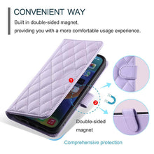 Carica l'immagine nel visualizzatore di Gallery, Casekis 3 Card Leather Crossbody Wallet Phone Case Purple