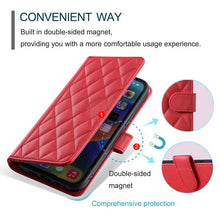 Carregar imagem no visualizador da galeria, Casekis 3 Card Leather Crossbody Wallet Phone Case Red