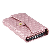 Carica l'immagine nel visualizzatore di Gallery, Casekis 7-Slot Foldable Crossbody Wallet Phone Case Rose Gold