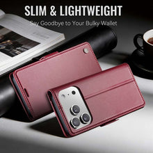 Load image into Gallery viewer, Casekis RFID Cardholder Phone Case Red