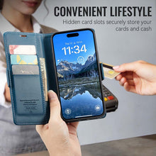 Load image into Gallery viewer, Casekis RFID Cardholder Phone Case Blue