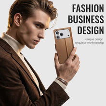 Load image into Gallery viewer, Casekis RFID Cardholder Phone Case Brown