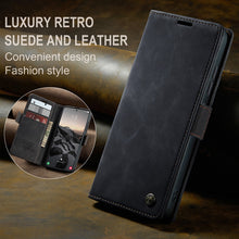 Load image into Gallery viewer, Casekis Retro Wallet Case Black