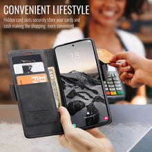 Load image into Gallery viewer, Casekis Retro Wallet Case Black