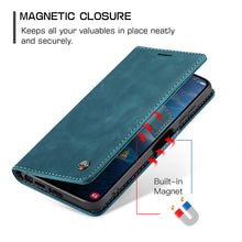Load image into Gallery viewer, Casekis Retro Wallet Case Blue