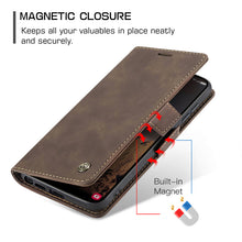 Load image into Gallery viewer, Casekis Retro Wallet Case Coffee
