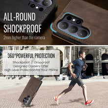 Load image into Gallery viewer, Casekis Retro Wallet Case Coffee