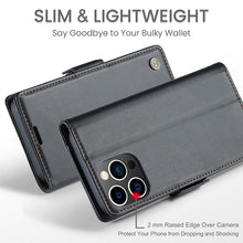 Load image into Gallery viewer, Casekis RFID Cardholder Phone Case Black
