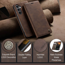 Cargar imagen en el visor de la galería, Casekis Retro Wallet Case For Galaxy S24 Plus 5G
