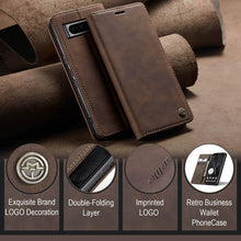 Load image into Gallery viewer, Casekis Retro Wallet Case For Pixel 8 Pro 5G