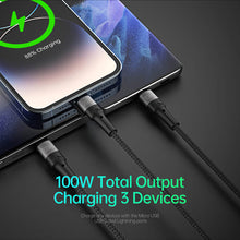 Görseli Galeri görüntüleyiciye yükleyin, Casekis 100W 3 in 1 Charging Cable