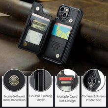Carica l'immagine nel visualizzatore di Gallery, Casekis RFID Cardholder Wallet Phone Case For iPhone 13
