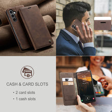 Cargar imagen en el visor de la galería, Casekis Retro Wallet Case For Galaxy S23 FE 5G