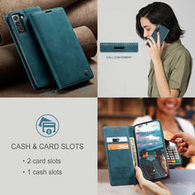 Load image into Gallery viewer, Casekis Retro Wallet Case For Galaxy S21 FE 5G
