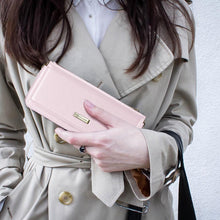 Carica l'immagine nel visualizzatore di Gallery, Casekis Multifunctional Leather Crossbody Phone Bag Pink
